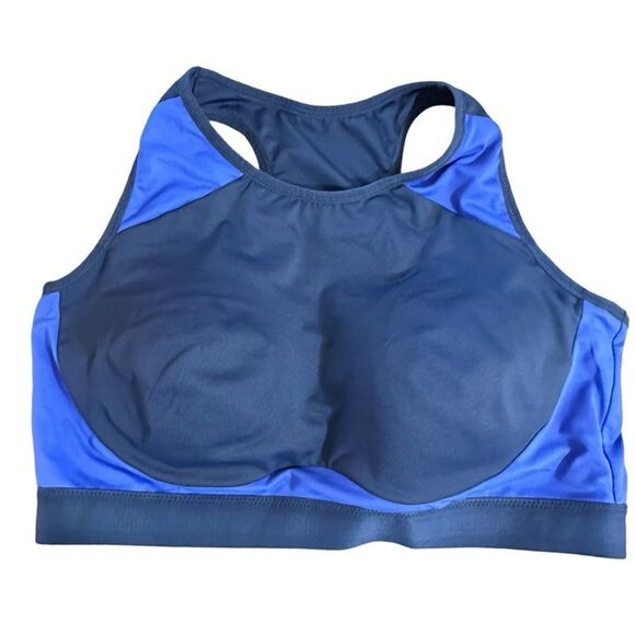 Crane XL Sports Bra Blue Duo Tone To Fit Bust 40B‎ - 40C - Picture 1 of 6
